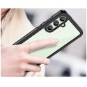 Etui silikonowe z żelową ramką do Samsung Galaxy S24 FE Outer Space Case - czarny