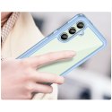 Etui silikonowe z żelową ramką do Samsung Galaxy S24 FE Outer Space Case - niebieski