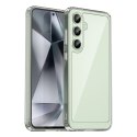 Etui silikonowe z żelową ramką do Samsung Galaxy S24 FE Outer Space Case - przezroczysty