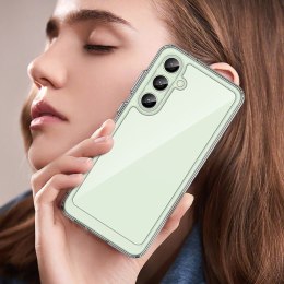 Etui silikonowe z żelową ramką do Samsung Galaxy S24 FE Outer Space Case - przezroczysty
