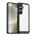 Etui silikonowe z żelową ramką do Samsung Galaxy S25 Outer Space Case - czarne