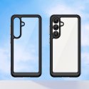 Etui silikonowe z żelową ramką do Samsung Galaxy S25 Outer Space Case - czarne