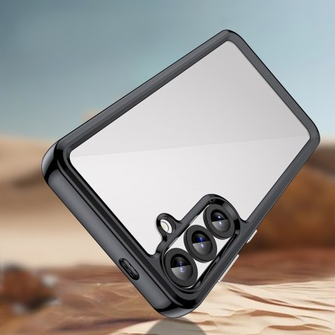 Etui silikonowe z żelową ramką do Samsung Galaxy S25+ Outer Space Case - czarny