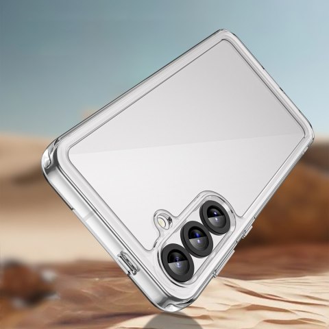 Etui silikonowe z żelową ramką do Samsung Galaxy S25+ Outer Space Case - przezroczyste