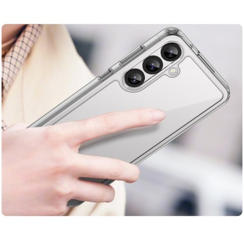 Etui silikonowe z żelową ramką do Samsung Galaxy S25+ Outer Space Case - przezroczyste