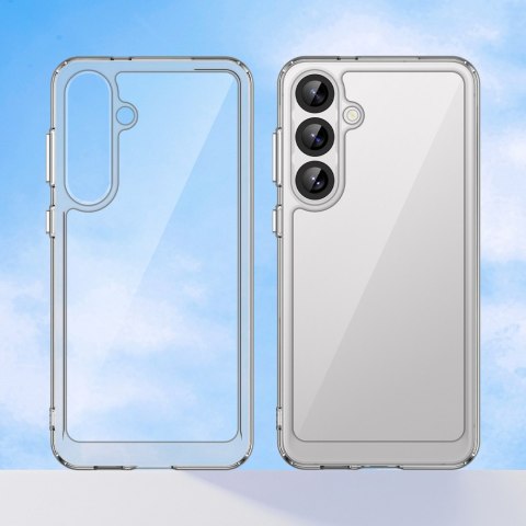 Etui silikonowe z żelową ramką do Samsung Galaxy S25+ Outer Space Case - przezroczyste