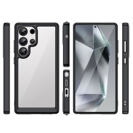 Etui silikonowe z żelową ramką do Samsung Galaxy S25 Ultra Outer Space Case - czarny