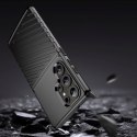 Etui silikonowy pancerny pokrowiec do Samsung Galaxy S25 Ultra Thunder Case - czarny
