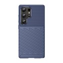 Etui silikonowy pancerny pokrowiec do Samsung Galaxy S25 Ultra Thunder Case - niebieski