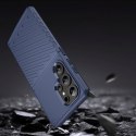 Etui silikonowy pancerny pokrowiec do Samsung Galaxy S25 Ultra Thunder Case - niebieski