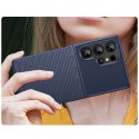 Etui silikonowy pancerny pokrowiec do Samsung Galaxy S25 Ultra Thunder Case - niebieski