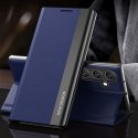 Etui z klapką i podstawką do Samsung Galaxy S24 FE Sleep Case Pro - niebieski