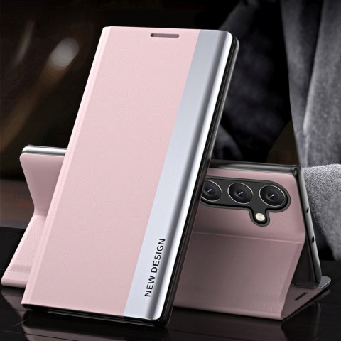 Etui z klapką i podstawką do Samsung Galaxy S25+ Sleep Case Pro - różowy