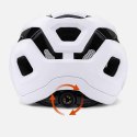 Kask rowerowy MTB z odpinanym daszkiem lekki 57-62 cm - czarno-biały