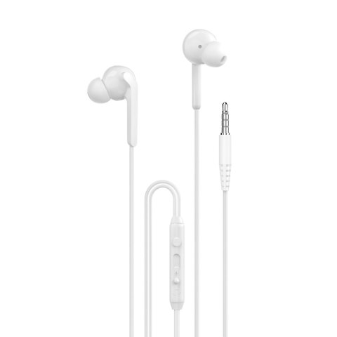 Słuchawki przewodowe dokanałowe X3+ USB-C - białe