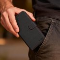Etui futerał zamykany z podstawką na Samsung Galaxy S26 Wallet - czarno czerwony