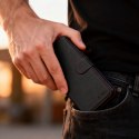 Etui futerał zamykany z podstawką na Samsung Galaxy S26 Wallet - czarno czerwony