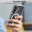 Etui pokrowiec case na Samsung Galaxy S26+ FlexAir Hybrid MagSafe - przezroczysty
