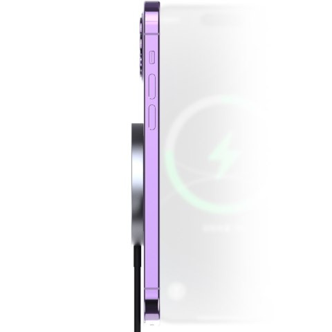Ładowarka indukcyjna magnetyczna MagSafe 15W - czarna
