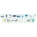 Basen ogrodowy stelażowy 305 x 200 x 84 cm 17w1 Bestway 5614A Bestway