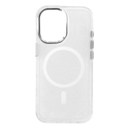 Etui brokatowe na iPhone 17 Pro Max MagSafe Glitter Case - półprzezroczyste