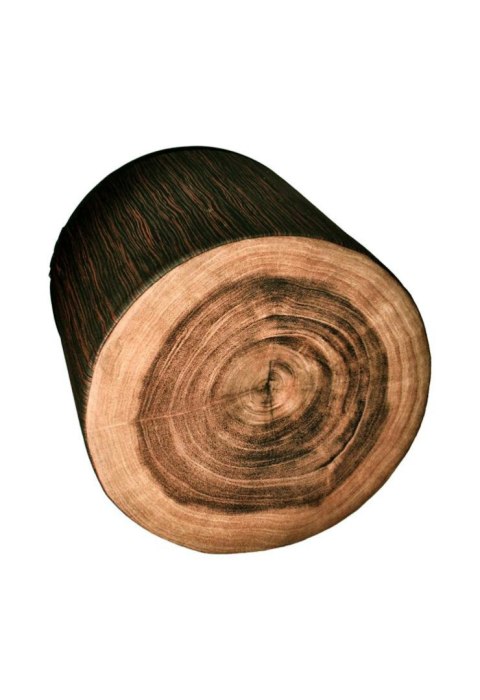 Pufa dekoracyjna, Bertoni, nadruk Limba - okrągła pufa do salonu, przedpokoju, walec 40cm, elegancka, zamek błyskawiczny, możliw