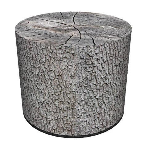 Pufa dekoracyjna, Bertoni, nadruk Olcha - okrągła pufa do salonu, przedpokoju, walec 40cm, elegancka, zamek błyskawiczny, możliw