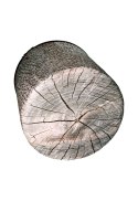 Pufa dekoracyjna, Bertoni, nadruk Olcha - okrągła pufa do salonu, przedpokoju, walec 40cm, elegancka, zamek błyskawiczny, możliw