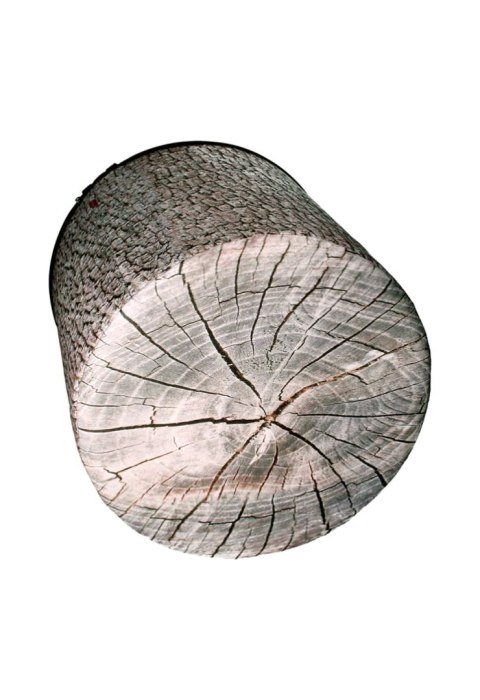 Pufa dekoracyjna, Bertoni, nadruk Olcha - okrągła pufa do salonu, przedpokoju, walec 40cm, elegancka, zamek błyskawiczny, możliw