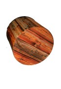 Pufa dekoracyjna, Bertoni, nadruk Smrek - okrągła pufa do salonu, przedpokoju, walec 40cm, elegancka, zamek błyskawiczny, możliw