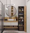 Słupek łazienkowy Sara S43 ANTRACYT DĄB ARTISAN