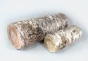 Poduszka rehabilitacyjna wałek Brzoza Ø15x40 cm - welur, pianka memory foam, do podparcia karku i pleców, Bertoni
