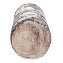 Poduszka rehabilitacyjna wałek Brzoza Ø15x40 cm - welur, pianka memory foam, do podparcia karku i pleców, Bertoni
