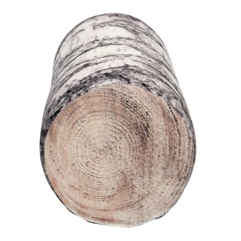 Poduszka rehabilitacyjna wałek Brzoza Ø15x40 cm - welur, pianka memory foam, do podparcia karku i pleców, Bertoni