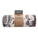 Poduszka rehabilitacyjna wałek Brzoza Ø15x40 cm - welur, pianka memory foam, do podparcia karku i pleców, Bertoni