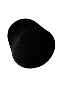 Pufa dekoracyjna, Bertoni, nadruk Noir - okrągła pufa do salonu, przedpokoju, walec 40cm, elegancka, zamek błyskawiczny, możliwo