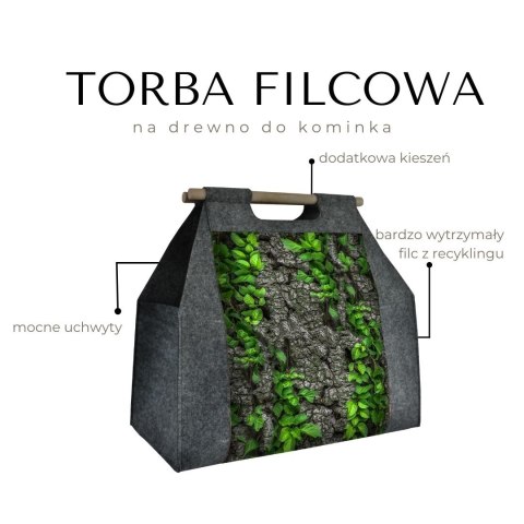 Torba na drewno kominkowe - KORA