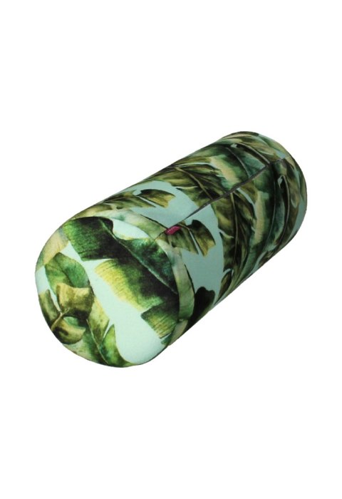 Poduszka rehabilitacyjna wałek Ibiza Day Ø15x40 cm - welur, pianka memory foam, do podparcia karku i pleców, Bertoni