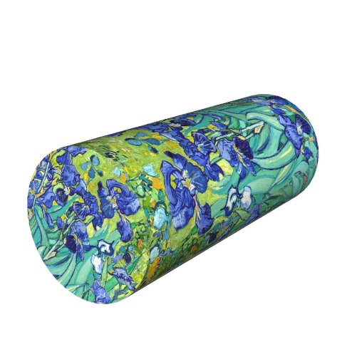 Poduszka rehabilitacyjna wałek Irys Ø15x40 cm - welur, pianka memory foam, do podparcia karku i pleców, Bertoni