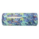 Poduszka rehabilitacyjna wałek Irys Ø15x40 cm - welur, pianka memory foam, do podparcia karku i pleców, Bertoni