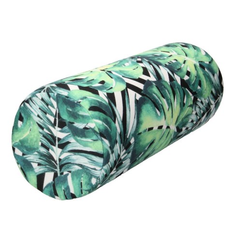 Poduszka rehabilitacyjna wałek Kostaryka Ø15x40 cm - welur, pianka memory foam, do podparcia karku i pleców, Bertoni