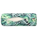 Poduszka rehabilitacyjna wałek Kostaryka Ø15x40 cm - welur, pianka memory foam, do podparcia karku i pleców, Bertoni