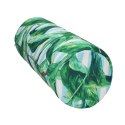 Poduszka rehabilitacyjna wałek Stripe Palm Ø15x40 cm - welur, pianka memory foam, do podparcia karku i pleców, Bertoni