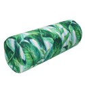 Poduszka rehabilitacyjna wałek Stripe Palm Ø15x40 cm - welur, pianka memory foam, do podparcia karku i pleców, Bertoni