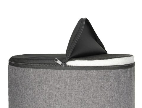 Pufa Codura Wodoodporna do Domu i Ogrodu - wzór Robina, Elegancka, Wygodna, Stabilna, Zamek Błyskawiczny, 40 cm, Bertoni