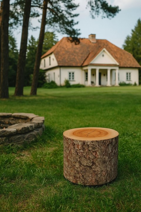 Pufa Codura Wodoodporna do Domu i Ogrodu - wzór Sosna, Elegancka, Wygodna, Stabilna, Zamek Błyskawiczny, 40 cm, Bertoni