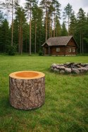 Pufa Codura Wodoodporna do Domu i Ogrodu - wzór Sosna, Elegancka, Wygodna, Stabilna, Zamek Błyskawiczny, 40 cm, Bertoni