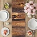 Bieżnik na stół Drewno 115x40 cm - ekologiczny filc, ochrona stołu, dekoracyjny wzór, Bertoni
