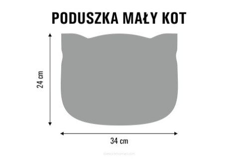 Poduszka podróżna z gumką Kot - Leon