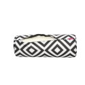 Poduszka rehabilitacyjna wałek Diamond Ø15x40 cm - welur, pianka memory foam, do podparcia karku i pleców, Bertoni